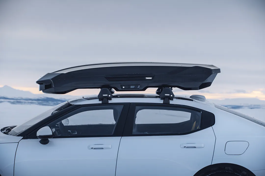 Thule Force 3 Cargo Box on a Car